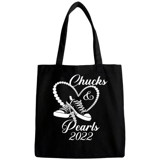 Chucks and Pearls Black 2022 Funny Bags