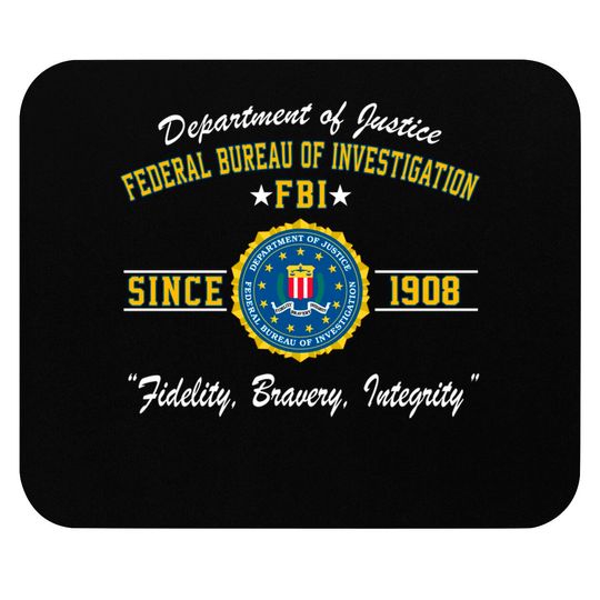 Federal Bureau Of Investigation Fbi Mouse Pads