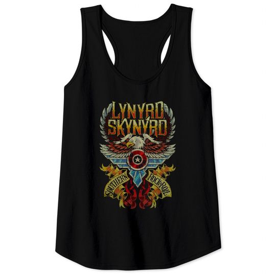 Lynyrd Skynyrd SOUTHERN ROCK AND ROLL retro - Lynyrd Skynyrd - Tank Tops