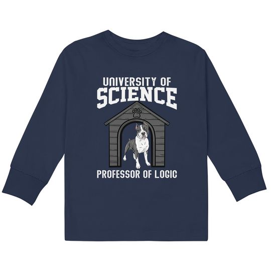 Professor of logic' at the university of science syllogistic  Kids Long Sleeve T-Shirts