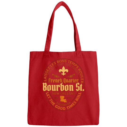 French Quarter Bourbon St New Orleans Souvenir Gift Bags