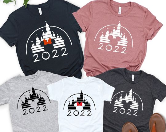 Disney Castle Family Shirt, Disney Vacation Shirt, Retro Castle 2022, Disney Mickey Minnie Shirt, Disneyland shirt, Magic Kingdom Shirt
