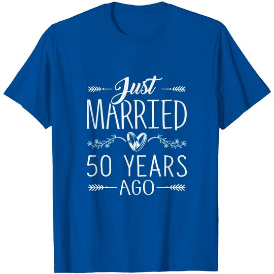 50th Wedding Anniversary Gifts 50 Years Marriage Matching T-Shirt