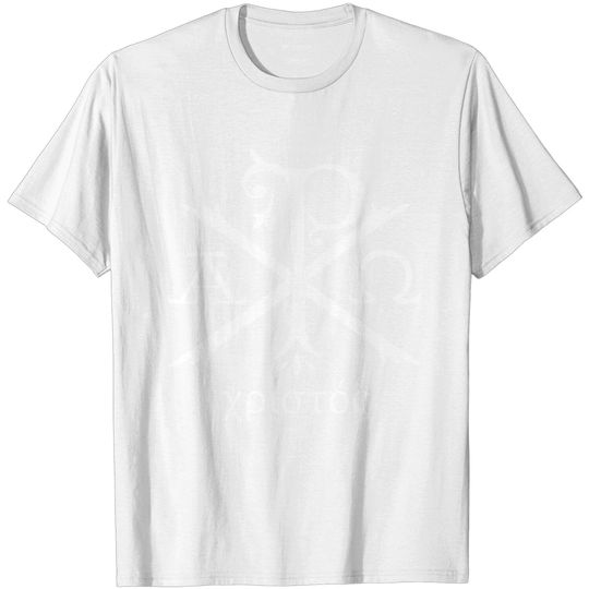 Chi Rho Hoodie Jesus Christ Christian Ancient Mono T Shirt