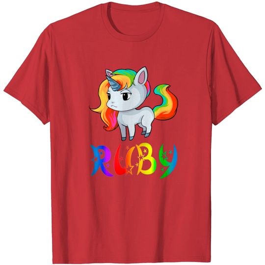 Ruby Unicorn T Shirt