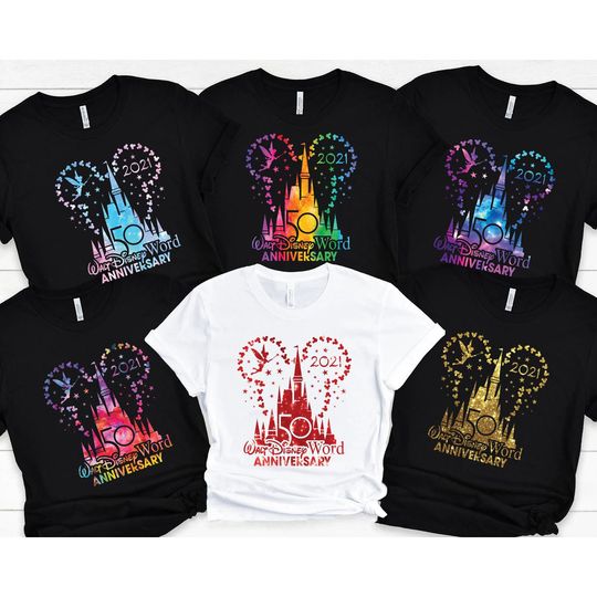 Mickey Ears Disney World 50th Anniversary T-shirt, 50th Anniversary Shirt Disneyland Magic Kingdom Shirt