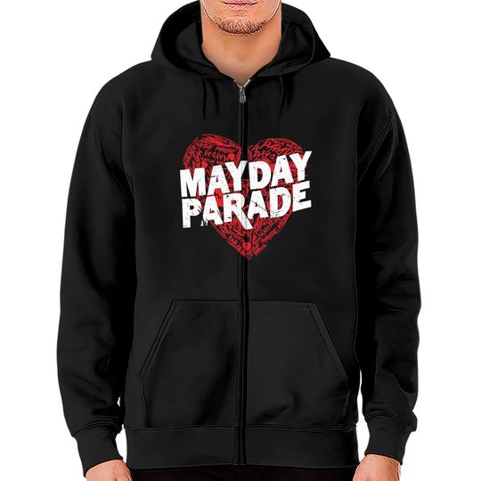 Mayday Parade Zip Hoodies