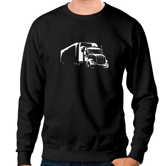 Tops Driver Sweatshirts Semi Truck