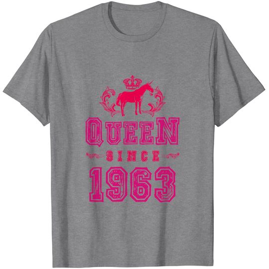 1963 Queen Unicorn T Shirt