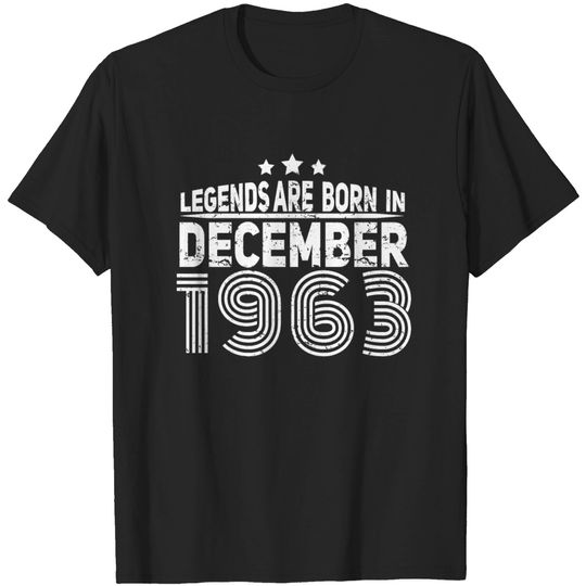 Legends December 1963 Retro T Shirt