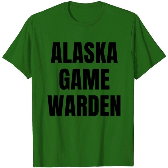 Alaska Game Warden AK Conservation Officer Gift T Shirt