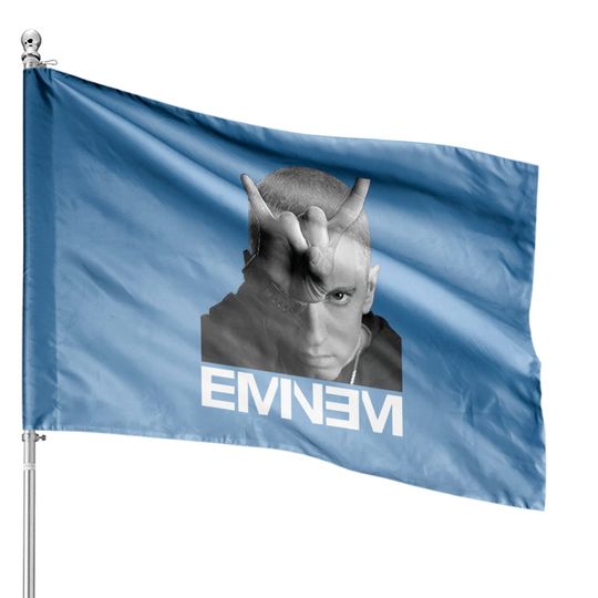 Eminem Devil Horns 2014 House Flag