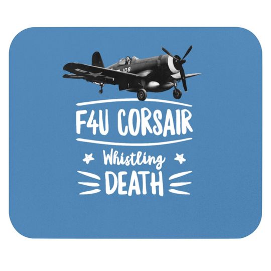 Whistling Death Mouse Pad F4U Corsair WWII Aircraft Mouse Pads