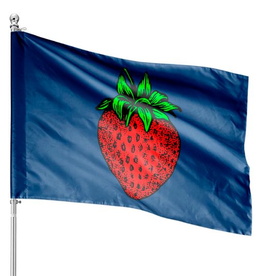 Strawberry House Flags