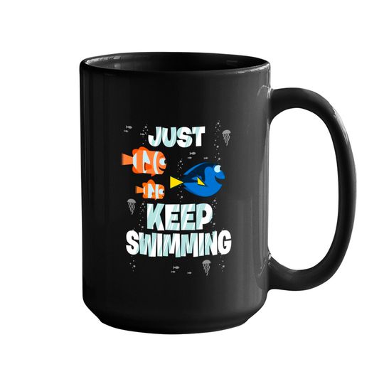 Disney Finding Dory Just Keep Swimming Graphic Mugs