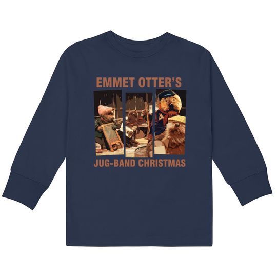 emmet otter - jug band - Emmet Otter -  Kids Long Sleeve T-Shirts