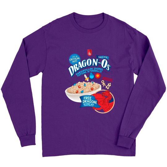 Dragon-Os Cereal Dungeons and Dragons Cereal - Dungeons And Dragons - Long Sleeves