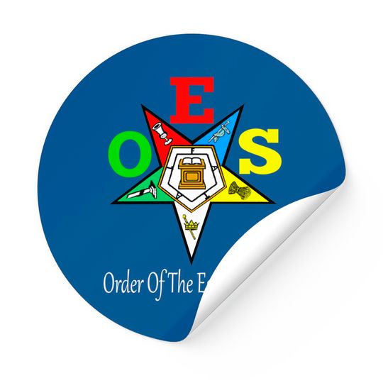 Oes Order Of The Eastern Star Logo Symbol Sticker