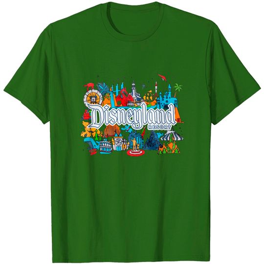 Disney Retro Magic Kingdom Disneyland Resort Matching Family Vacation Matching Trip 2022 T Shirt