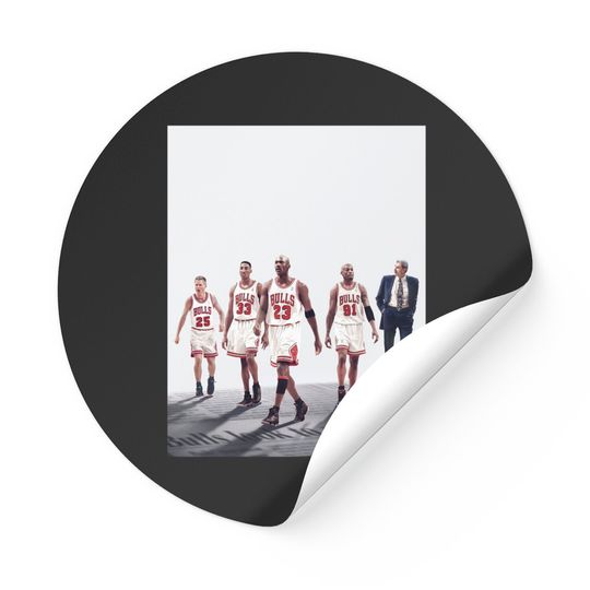 The Last Dance Sticker Michael Jordan Scottie Pippen Dennis Rodman Sticker