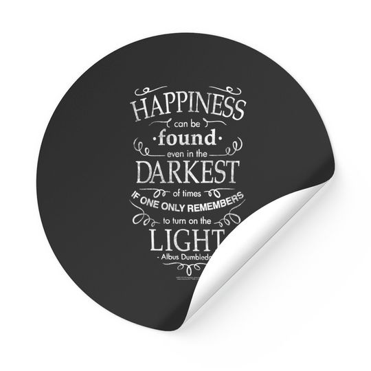Harry Potter Happiness Quote Sticker