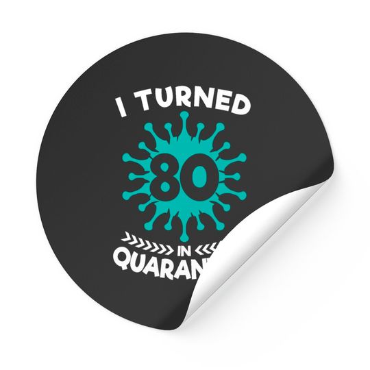 80th Birthday Sticker
