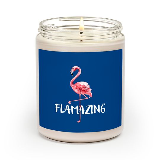 Flamazing Pink Flamingo Novelty Flamingo Scented Candles