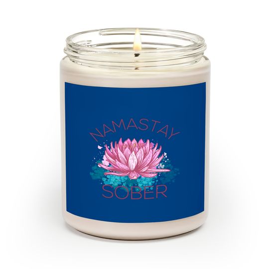 Namastay Sober Recovery Meditation Sobriety Scented Candles