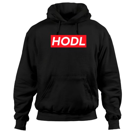 HODL Supreme Logo Hoodies