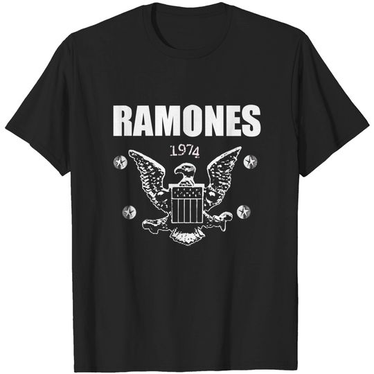 Ramones Unisex Tee: 1974 Eagle