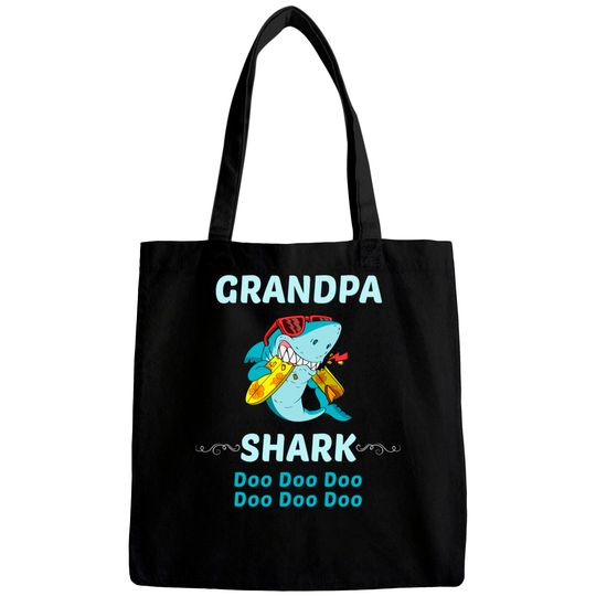 Family Shark 1 GRANDPA - Grandpa - Bags