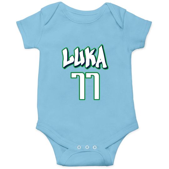 Luka Doncic 77 City Jersey Classic Onesie