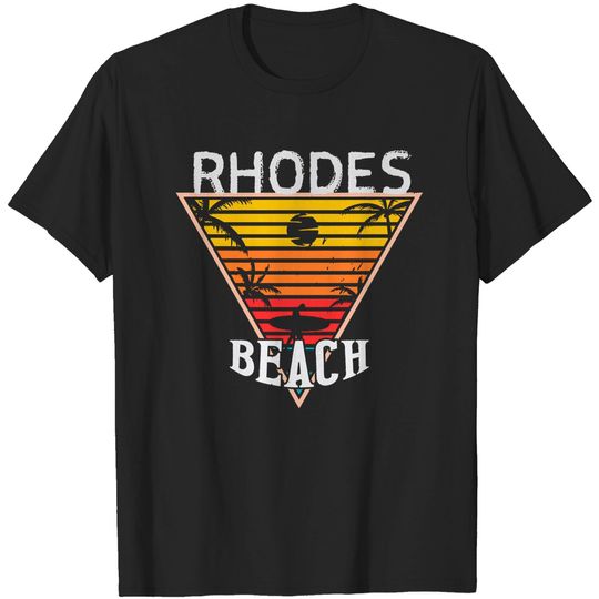 Rhodes Beach day in Rhodes T-Shirts