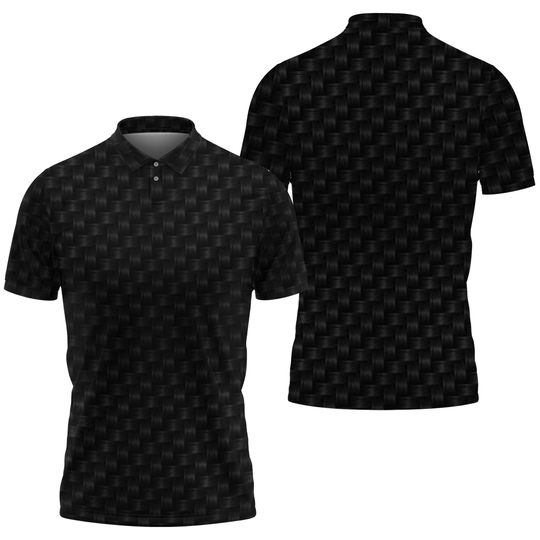 3D Polo Shirts - 3D Printed Polo Shirts - Creative Lapel Button Short Sleeve BRE
