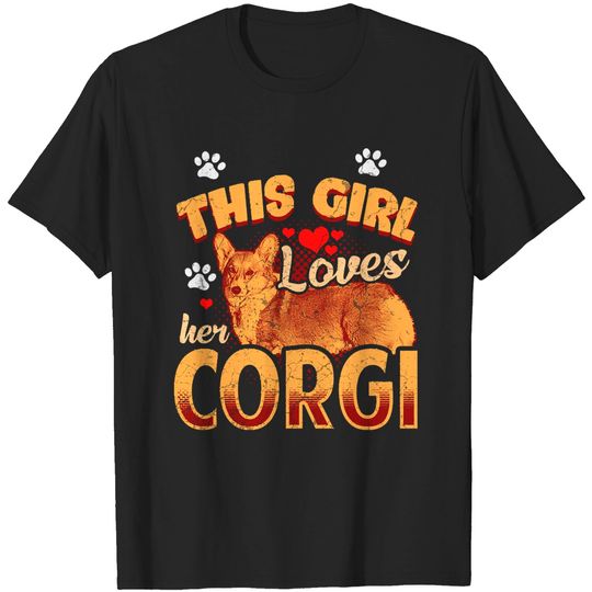 Corgi This Girl Loves Her Corgi T-Shirts