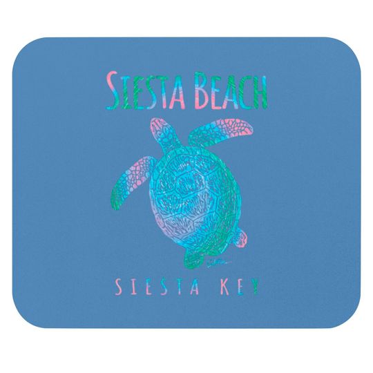 Siesta Beach, Siesta Key, FL - Sea Turtle - Siesta Beach Siesta Key Fl Sea Turtle - Mouse Pads