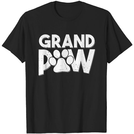 Grandpaw Dog Grandpa Shirts Grand Paw Gifts T-shirt