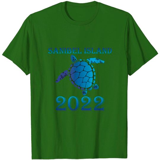 Sanibel Island Florida Spring Break 2022 Sea Turtle T-Shirt