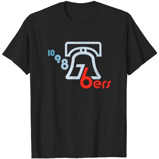 10-9-8-76ers – light bell - 76ers - T-Shirt