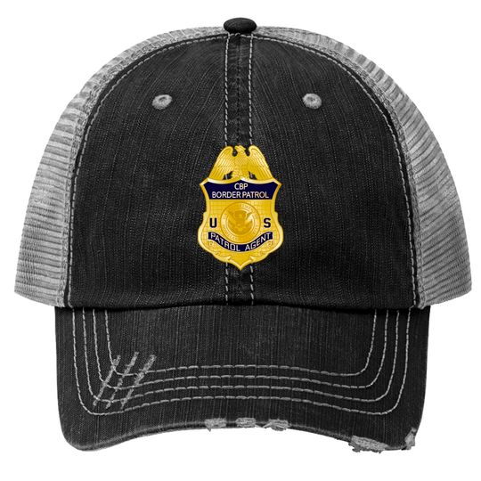 United States Border Patrol Badge Immigration Trucker Hats
