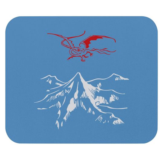 Lonely Mountain - Lord Of The Rings - Mouse Pads