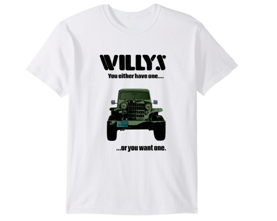 53 Willys Distressed - Jeep Willys - T-Shirt