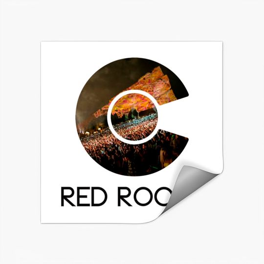 Red Rocks Denver Colorado Sticker - Red Rocks - Stickers