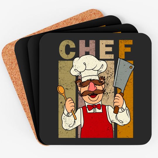 The Muppet Kitchen Swedish Chef - The Muppet Show - Coasters