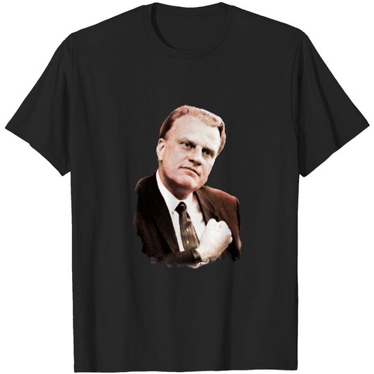 Billy Graham Painting - Billy Graham - T-Shirt