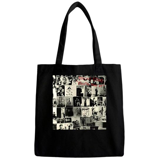 Vintage Rolling Stones Exile on Main St Collage Bags, The Rolling Stones Bags, 1972 Exile On Main St. Album Shirt
