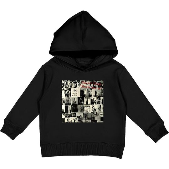 Vintage Rolling Stones Exile on Main St Collage Kids Pullover Hoodies, The Rolling Stones Kids Pullover Hoodies, 1972 Exile On Main St. Album Shirt