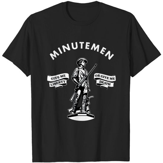 Minutemen 4th of July 1776 USA America T-shirt