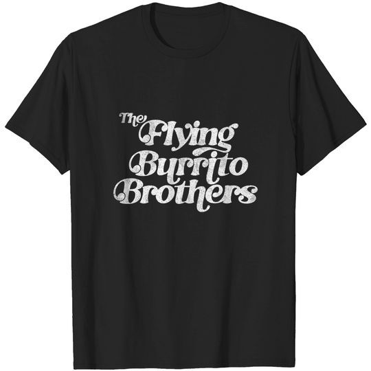 Flying Burrito Brothers // Retro Faded Style Fan Art Design - Gram Parsons - T-Shirt