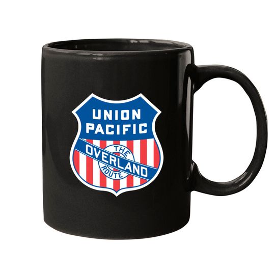 Union Pacific Railroad Obsolete Logo - Union Pacific Railroad - Mugs